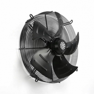 Осевой вентилятор с защитной решеткой Ровен YWF(K)4D-400-Z (Axial fans) всасывание