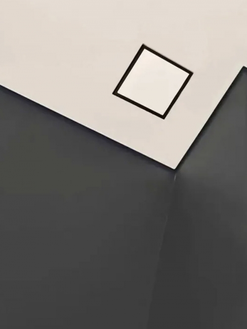 Теневой магнитный диффузор квадратный для потолков из гипсокартона 175х175/125 мм