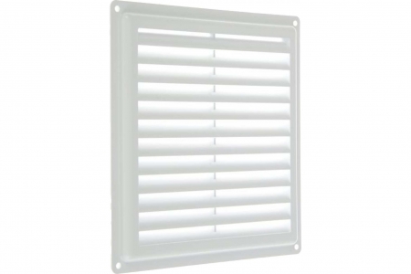 Решётка вентиляционная Ванвент 375х375мм неразъёмная, без сетки